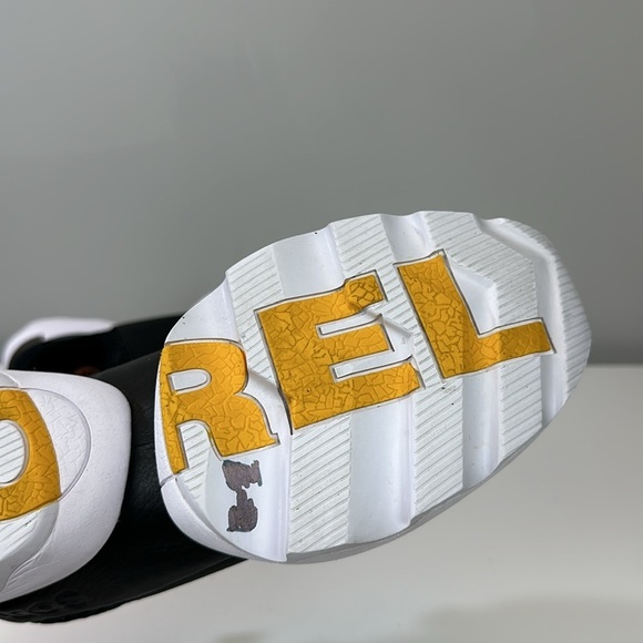 Sorel Kinetic Impact Sneakers Black Strap Mesh Slip On Fabric Shoes Size 9.5 - Picture 10 of 16